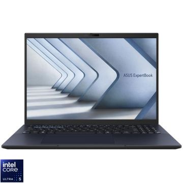 Laptop ASUS 16'' ExpertBook B3 B3604CMA, WUXGA, Procesor Intel® Core™ Ultra 5 125H (18M Cache, up to 4.50 GHz), 16GB DDR5, 1TB SSD, Intel Integrated Graphics, No OS, Star Black Laptop ASUS 16'' ExpertBook B3 B3604CMA, WUXGA, Procesor Intel® Core™ Ultra 5 125H (18M Cache, up to 4.50 GHz), 16GB DDR5, 1TB SSD, Intel Integrated Graphics, No OS, Star Black