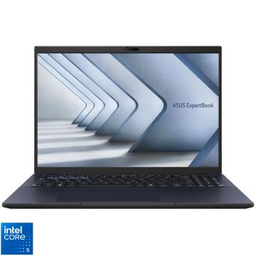 Laptop ASUS 16'' ExpertBook B3 B3604CVA, WUXGA, Procesor Intel® Core™ 5 120U (12M Cache, up to 5.00 GHz), 16GB DDR5, 1TB SSD, Intel Graphics, No OS, Star Black Laptop ASUS 16'' ExpertBook B3 B3604CVA, WUXGA, Procesor Intel® Core™ 5 120U (12M Cache, up to 5.00 GHz), 16GB DDR5, 1TB SSD, Intel Graphics, No OS, Star Black