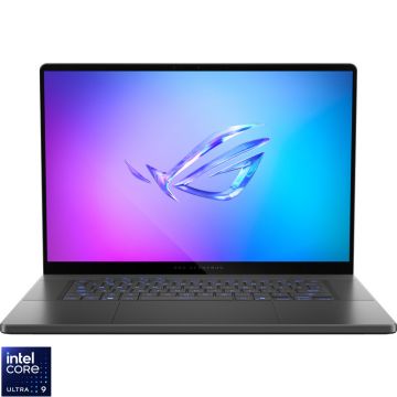 Laptop ASUS Gaming 16'' ROG Zephyrus G16 OLED GU605CR, 2.5K 240Hz G-Sync, Procesor Intel® Core™ Ultra 9 285H (24M Cache, up to 5.40 GHz), 32GB LPDDR5X, 2TB SSD, GeForce RTX 5070 Ti 12GB, No OS, Eclipse Gray Laptop ASUS Gaming 16'' ROG Zephyrus G16 OLED GU605CR, 2.5K 240Hz G-Sync, Procesor Intel® Core™ Ultra 9 285H (24M Cache, up to 5.40 GHz), 32GB LPDDR5X, 2TB SSD, GeForce RTX 5070 Ti 12GB, No OS, Eclipse Gray