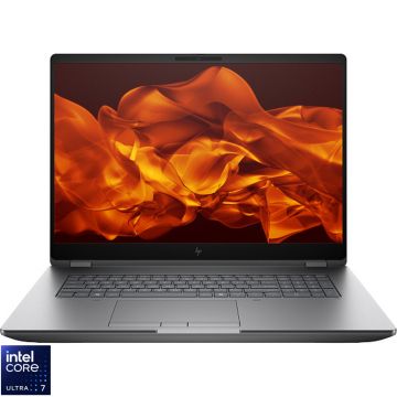Laptop HP 18'' ZBook Fury 18 G1i Mobile Workstation, WQXGA IPS 165Hz, Procesor Intel® Core™ Ultra 7 265HX (30M Cache, up to 5.30 GHz), 32GB DDR5, 1TB SSD, RTX PRO 3000 Blackwell 12GB, Win 11 Pro Laptop HP 18'' ZBook Fury 18 G1i Mobile Workstation, WQXGA IPS 165Hz, Procesor Intel® Core™ Ultra 7 265HX (30M Cache, up to 5.30 GHz), 32GB DDR5, 1TB SSD, RTX PRO 3000 Blackwell 12GB, Win 11 Pro