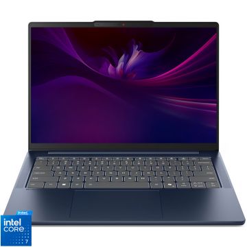 Laptop Lenovo 14'' IdeaPad Slim 5 14IRH10R, WUXGA OLED, Procesor Intel® Core™ 7 240H (24M Cache, up to 5.20 GHz), 32GB DDR5, 1TB SSD, Intel Graphics, No OS, Cosmic Blue Laptop Lenovo 14'' IdeaPad Slim 5 14IRH10R, WUXGA OLED, Procesor Intel® Core™ 7 240H (24M Cache, up to 5.20 GHz), 32GB DDR5, 1TB SSD, Intel Graphics, No OS, Cosmic Blue