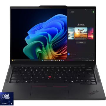 Laptop Lenovo 14'' ThinkPad T14s Gen 6, WUXGA IPS, Procesor Intel® Core™ Ultra 5 228V (8M Cache, up to 4.50 GHz), 32GB LPDDR5X, 1TB SSD, Intel Arc 130V, Win 11 Pro, Black Laptop Lenovo 14'' ThinkPad T14s Gen 6, WUXGA IPS, Procesor Intel® Core™ Ultra 5 228V (8M Cache, up to 4.50 GHz), 32GB LPDDR5X, 1TB SSD, Intel Arc 130V, Win 11 Pro, Black