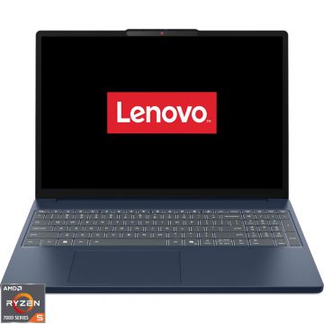 Laptop Lenovo 15.3'' IdeaPad Slim 3 15ARP10, WUXGA IPS, Procesor AMD Ryzen™ 5 7535HS (16M Cache, up to 4.55 GHz), 16GB DDR5, 512GB SSD, AMD Radeon 660M, No OS, Cosmic Blue Laptop Lenovo 15.3'' IdeaPad Slim 3 15ARP10, WUXGA IPS, Procesor AMD Ryzen™ 5 7535HS (16M Cache, up to 4.55 GHz), 16GB DDR5, 512GB SSD, AMD Radeon 660M, No OS, Cosmic Blue