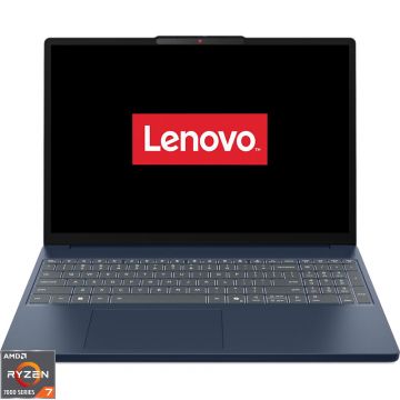 Laptop Lenovo 15.3'' IdeaPad Slim 3 15ARP10, WUXGA IPS, Procesor AMD Ryzen™ 7 7735HS (16M Cache, up to 4.75 GHz), 24GB DDR5, 1TB SSD, AMD Radeon 680M, No OS, Cosmic Blue