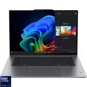 Laptop Lenovo 15.3'' ThinkPad X9-15 Gen 1, 2.8K OLED 30-120Hz, Procesor Intel® Core™ Ultra 7 258V (12M Cache, up to 4.80 GHz), 32GB LPDDR5X, 1TB SSD, Intel Arc 140V, Win 11 Pro, Grey