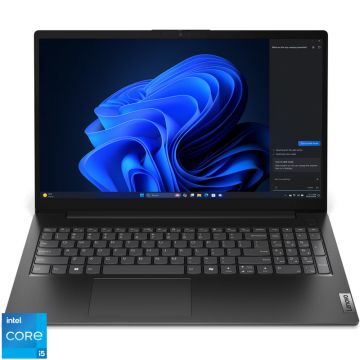 Laptop Lenovo 15.6'' V15 G5 IRL, FHD, Procesor Intel® Core™ i5-13420H (12M Cache, up to 4.60 GHz), 16GB DDR5, 512GB SSD, Intel UHD, Win 11 Pro, Business Black Laptop Lenovo 15.6'' V15 G5 IRL, FHD, Procesor Intel® Core™ i5-13420H (12M Cache, up to 4.60 GHz), 16GB DDR5, 512GB SSD, Intel UHD, Win 11 Pro, Business Black