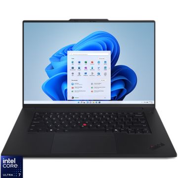Laptop Lenovo 16'' ThinkPad P1 Gen 7, WQXGA IPS 165Hz, Procesor Intel® Core™ Ultra 7 165H (24M Cache, up to 5.00 GHz), 32GB LPCAMM2 LPDDR5X, 1TB SSD, RTX 3000 Ada 8GB, Win 11 Pro, Black