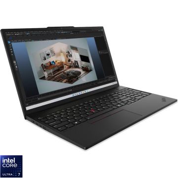 Laptop Lenovo 16'' ThinkPad P16s Gen 3, WUXGA IPS, Procesor Intel® Core™ Ultra 7 155H (24M Cache, up to 4.80 GHz), 32GB DDR5, 1TB SSD, Intel Arc, Win 11 Pro, Black Laptop Lenovo 16'' ThinkPad P16s Gen 3, WUXGA IPS, Procesor Intel® Core™ Ultra 7 155H (24M Cache, up to 4.80 GHz), 32GB DDR5, 1TB SSD, Intel Arc, Win 11 Pro, Black