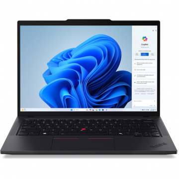 Laptop ThinkPad T14 G5 WUXGA 14 inch Intel Core Ultra 7 155U 16GB 512GB SSD Windows 11 Pro Black Laptop ThinkPad T14 G5 WUXGA 14 inch Intel Core Ultra 7 155U 16GB 512GB SSD Windows 11 Pro Black