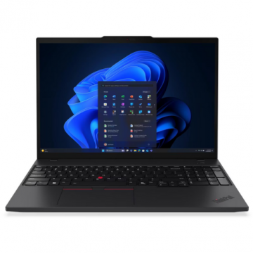 Laptop ThinkPad T16 G4 WUXGA 16 inch Intel Core Ultra 7 255U 32GB 1TB SSD Windows 11 Pro Black