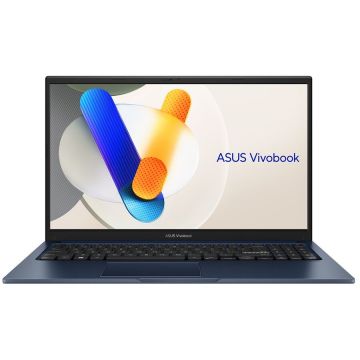 Laptop Vivobook 15 X1504VA-BQ2626 Intel Core i3 i3-1315U 39.6Cm 15.6inch Full HD 16 GB DDR4-SDRAM 512 GB SSD Wi-Fi 6 (802.11ax) NoOS Albastru
