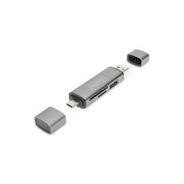 Card reader Dual Card Reader USB-C / USB 3.0, OTG, card reader