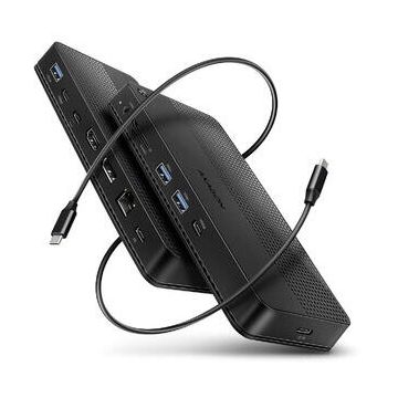 Docking Station HMC-U4 Dual 4K Audio USB4 USB-A USB-C HDMI DisplayPort Ethernet PD SD/microSD Slot