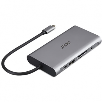 Docking Station HP.DSCAB.009 12-in-1 USB Tip C  Argintiu