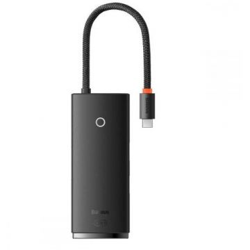 Docking Station Lite WKQX040001 Conectare USB Type-C 3x USB 3.0 1x USB Type C PD 20V/5A 1x HDMI 4K/30Hz Negru