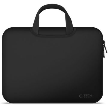 Geanta Neopren Bag Compatibila cu Laptop 13/14Inch Negru