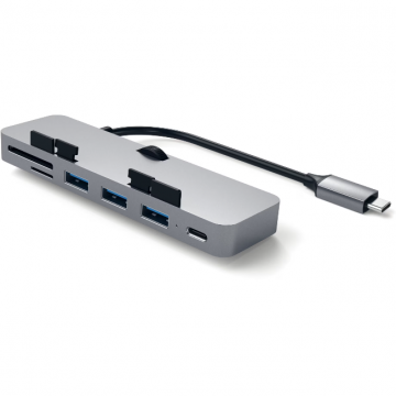 Hub Pro Clema Aluminum  iMac Intel 2017-2019 3x USB 3.0 MicroSD Gri