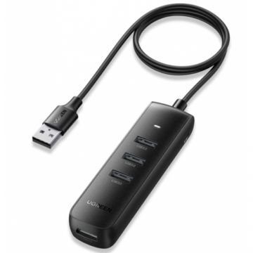 Hub USB Extern USB 3.0 x 4 Conectare Prin USB 3.0 1m Negru