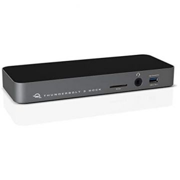 Hub USB Thunderbolt Dock 3 14 port, docking station (gray, USB-C, LAN, mini DisplayPort)