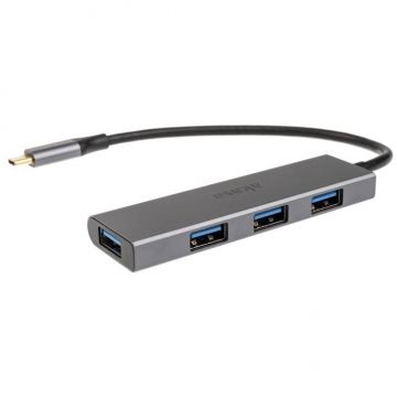HUB USB USB C 4x USB Type-A Argintiu