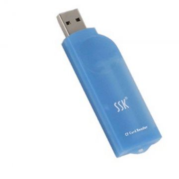 Card reader SCRS028 USB 2.0 CF Blue