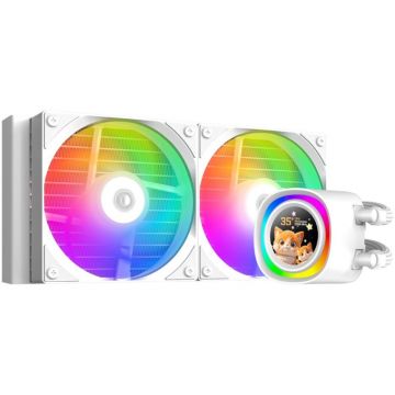 Cooler CPU ID-Cooling FX240 LCD ARGB White