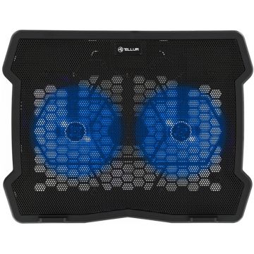Cooler Laptop Basic 15.6inch 2 Ventilatoare Negru