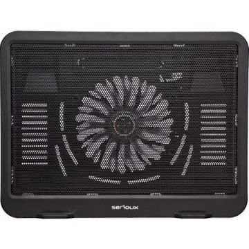 Cooler laptop SRXNCPN19 10-15.6 1 ventilator USB Negru