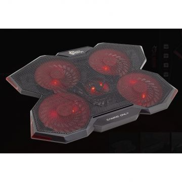 Cooling Pad GCP-29 ICE WIZARD / 4 fans Negru