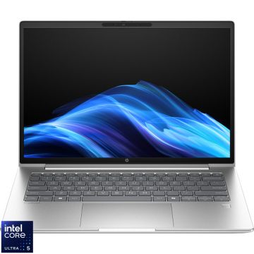 Laptop HP 14'' ProBook 4 G1i 14, WUXGA IPS, Procesor Intel® Core™ Ultra 5 225U (12M Cache, up to 4.80 GHz), 16GB DDR5, 512GB SSD, Intel Graphics, Free DOS, Silver