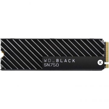 SSD Black SN750 Heatsink 500GB PCIe M.2 2280