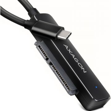 Adaptor AXAGON 1x USB Tip C 3.2 Male - 1x SATA-III 2.5 inch HDD/SSD Female, 0.2 m, negru