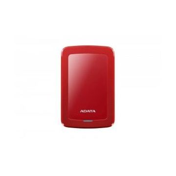 Adata HDD extern ADATA HV300 Slim 2TB, Shock Sensor, 2.5, USB 3.1, Rosu