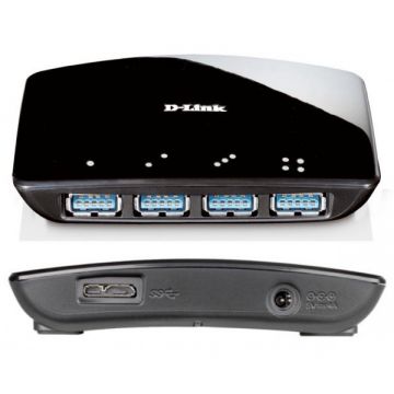 D-Link D-Link HUB USB3.0 Superspeed 4 porturi