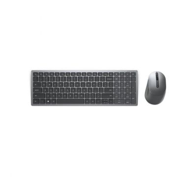 Dell Kit Tastaura si Mouse Wireless Dell KM7120W, USB (Gri)
