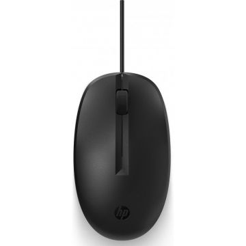 HP Mouse cu fir HP 125, Negru