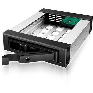 ICYBOX Icy Box Mobile Rack for 3.5''/2.5'' SATA/SAS HDD, Black