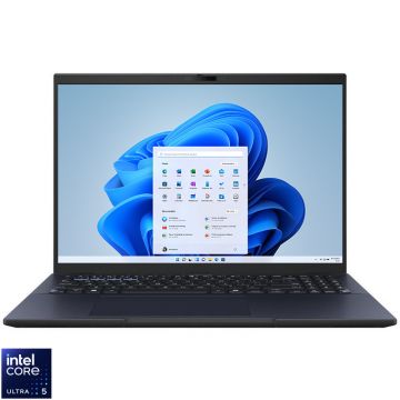 Laptop ASUS 16'' ExpertBook B3 B3604CMA, WQXGA 120Hz, Procesor Intel® Core™ Ultra 5 125H (18M Cache, up to 4.50 GHz), 16GB DDR5, 512GB SSD, Intel Integrated Graphics, Win 11 Pro Education, Star Black