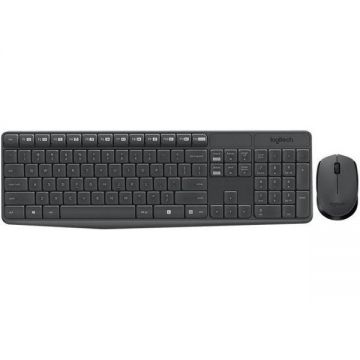 Logitech Kit Tastatura Logitec Combo MK235 si Mouse Wireless Combo MK235
