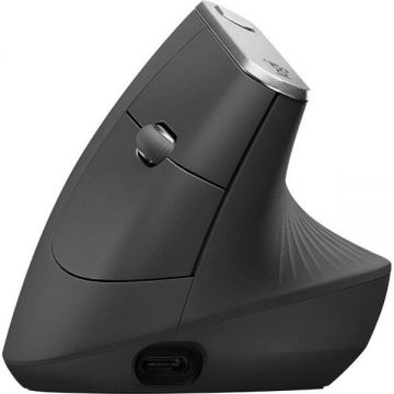 Logitech Mouse wireless ergonomic Logitech MX Vertical, Negru