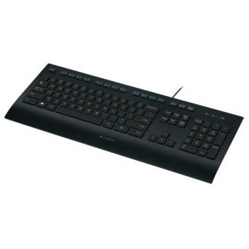 Logitech Tastatura Logitech K280e cu fir, USB, neagra