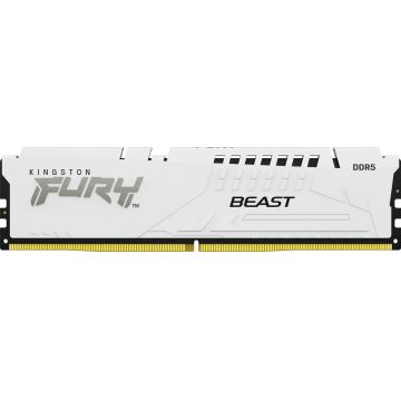 Memorie Kingston FURY Beast White 32GB DDR5 6400MHz CL32