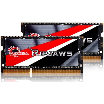 Memorie notebook G.Skill Ripjaws 16GB, DDR3, 1600MHz, CL11, 1.35v, Dual Channel Kit