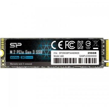 Silicon&nbsp;power SSD Silicon Power P34A60, 256GB, PCI Express 3.0 x4, M.2