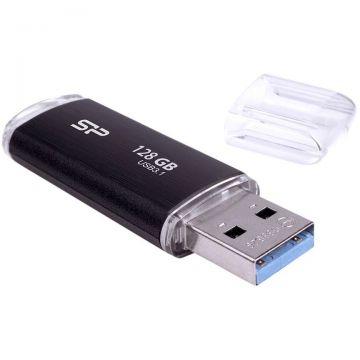 Silicon&nbsp;power Stick USB Silicon Power Blaze B02, 128GB, USB 3.1 (Negru)