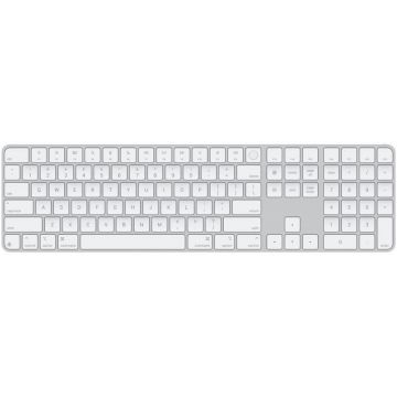 Tastatura Apple Magic Keyboard cu Touch ID si taste numerice RO Layout Bluetooth Silver