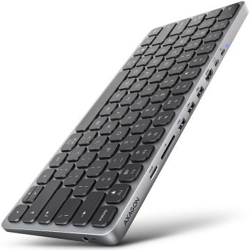 Tastatura AXAGON HMC-KB-US, layout US, Black