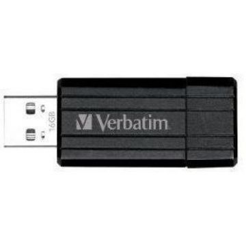 Verbatim USB Flash Drive Verbatim PinStripe 8GB Black