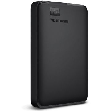 Western&nbsp;Digital HDD extern WD Elements Portable, 1TB, 2.5, USB 3.0, Negru