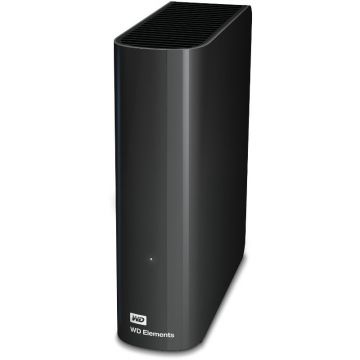 Western&nbsp;Digital HDD extern Western Digital, 4TB, Elements, 3.5, USB 3.0, negru